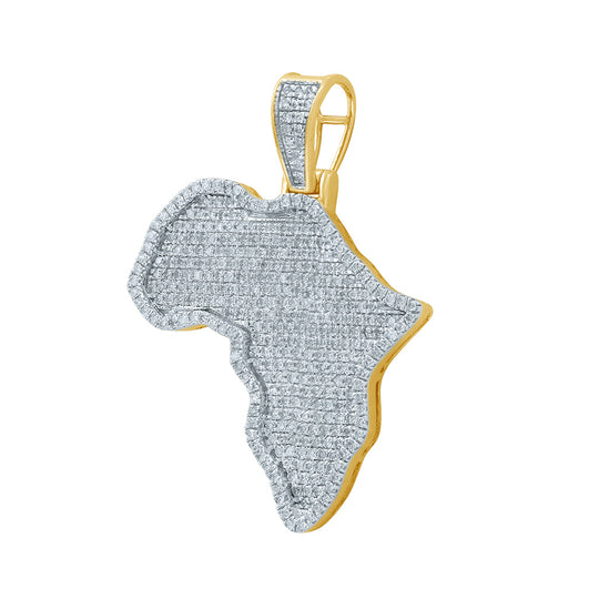 10K 0.88-1.00CT D- AFRICA MAP