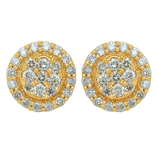 10K 0.72-0.78CT D-DARK EARRINGS