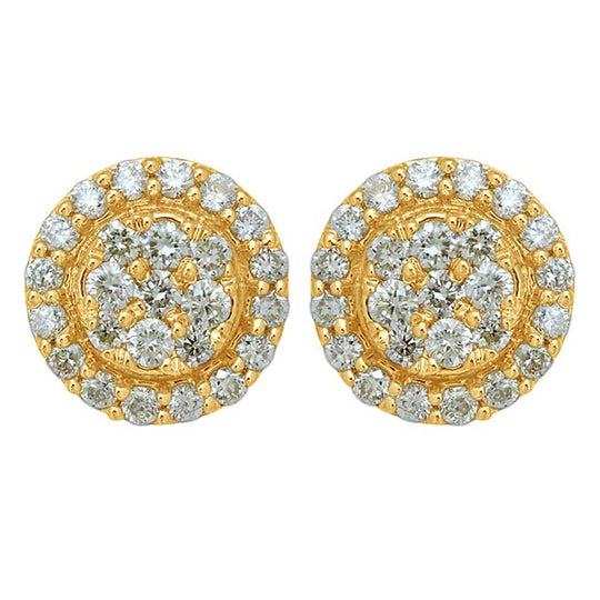 10K 0.72-0.78CT D-DARK EARRINGS