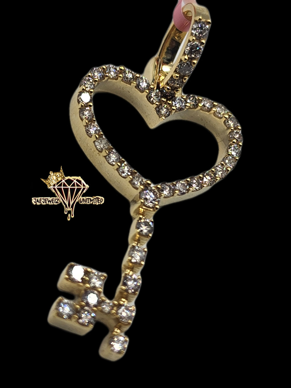 Heart Key (10k Gold Diamond)