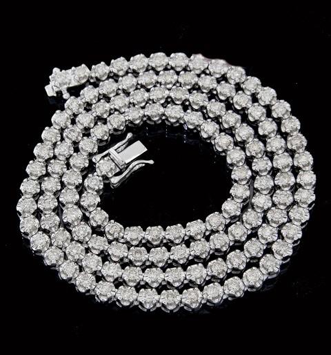 Butter Cup Tennis Chain (Dia-7.55ct)