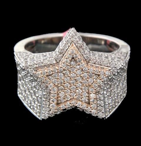 Double Star Ring (Dia-3.20ct)