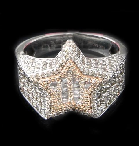 Baguette Star Ring ( Dia-2.75ct)