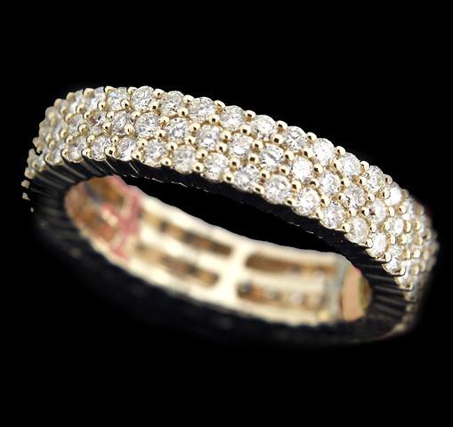 Triple Row Eternity Ring