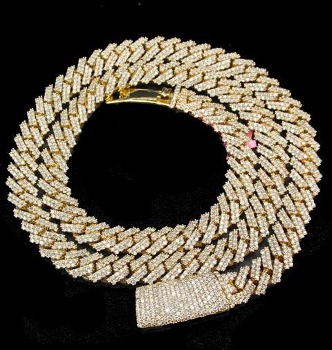 Diamond Cuban Chain (120/130gm 17.00ct")